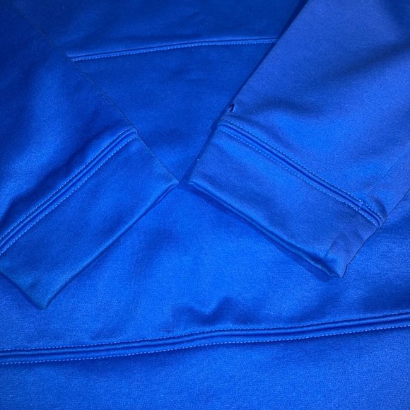 Under Armour Loose Coupe Lache Hoodie Size MD Kangaroo Pocket Royal Blue - Picture 3 of 16